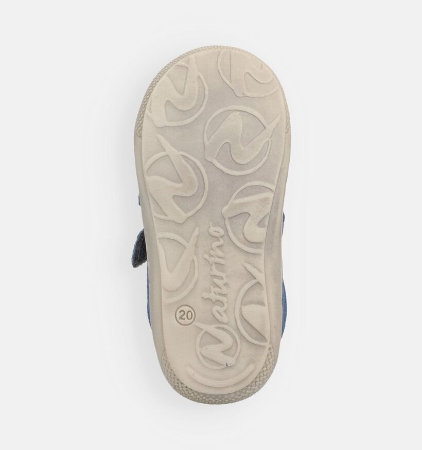 Naturino Cocoon VL Suede Lichtblauwe Schoenen voor meisjes, jongens (371637) - geschikt voor steunzolen