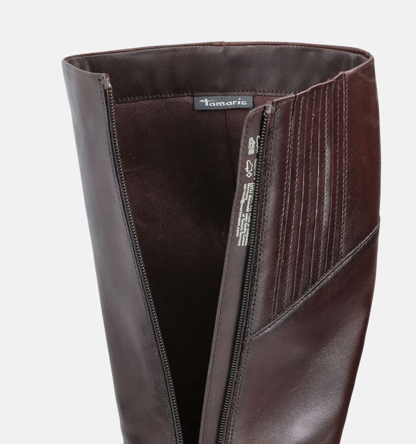 Tamaris Bottes hautes en Brun foncé pour femmes (362803)