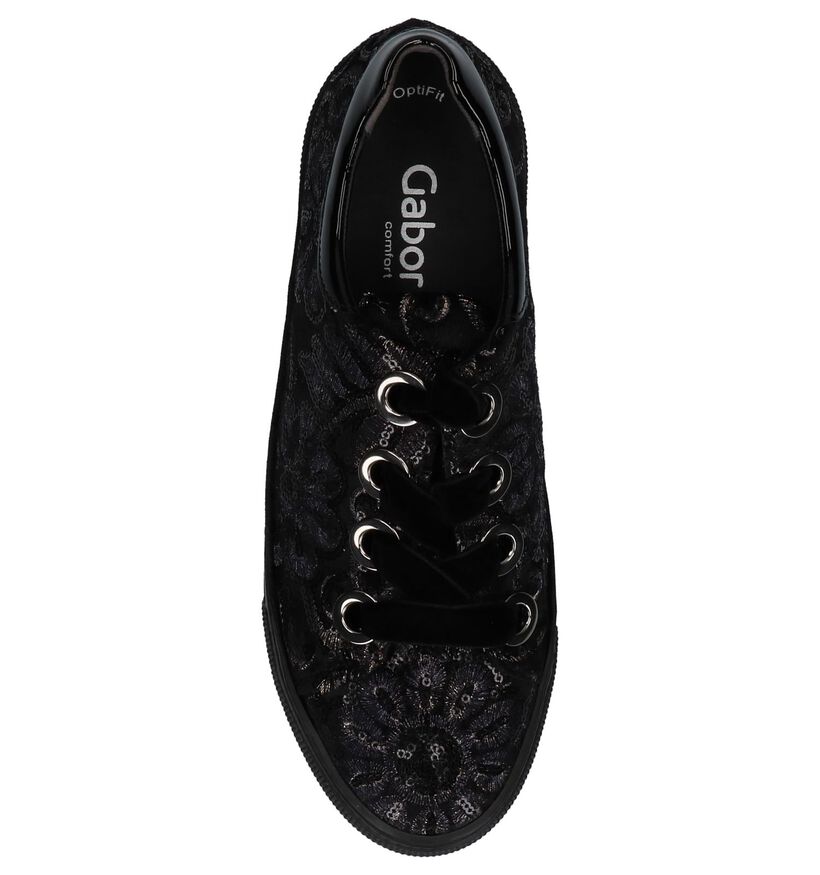 OptiFit Baskets basses en Bleu foncé en textile (231341)
