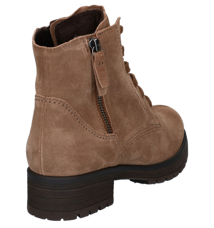 Gabor OptiFit Bottines en Taupe en nubuck (282403)