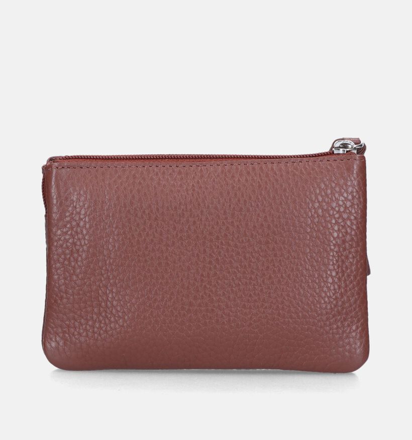 Euro-Leather Porte-monnaie en Cognac pour femmes (341420)