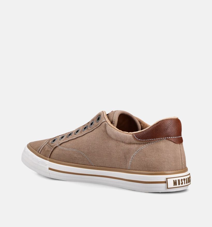 Mustang Chaussures &agrave; enfiler en Marron pour hommes (372965)