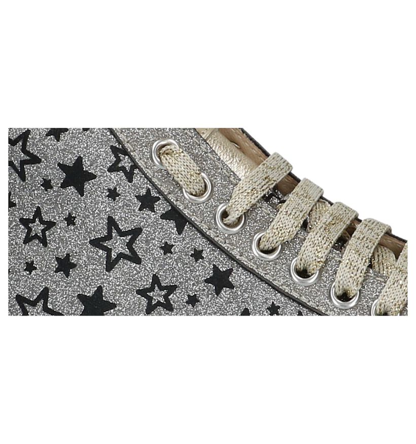 Beberlis Chaussures hautes en Argent en textile (230233)