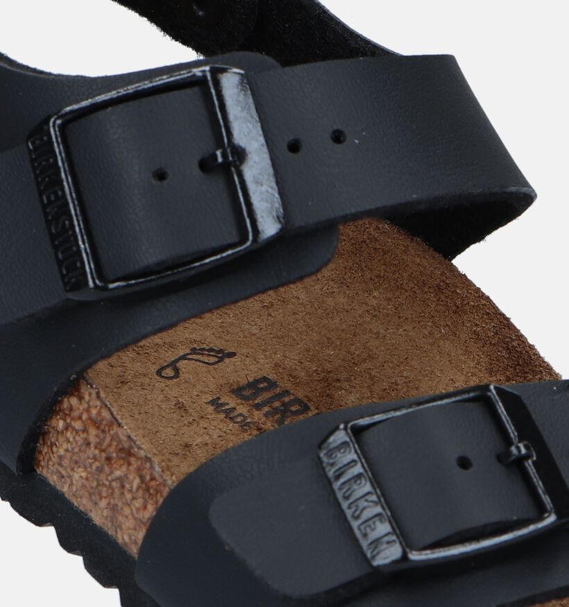 Birkenstock New York  Sandales en Noir pour garçons (338096)