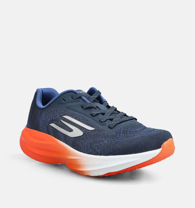 Skechers Aero Spark Baskets basses en Bleu fonc&eacute; pour gar&ccedil;ons, filles (377114)