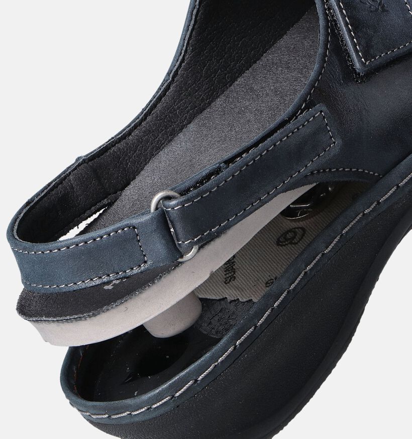 Hush Puppies Rigao Sandales pour semelles orthopédiques en Bleu pour femmes (357589) - pour semelles orthopédiques