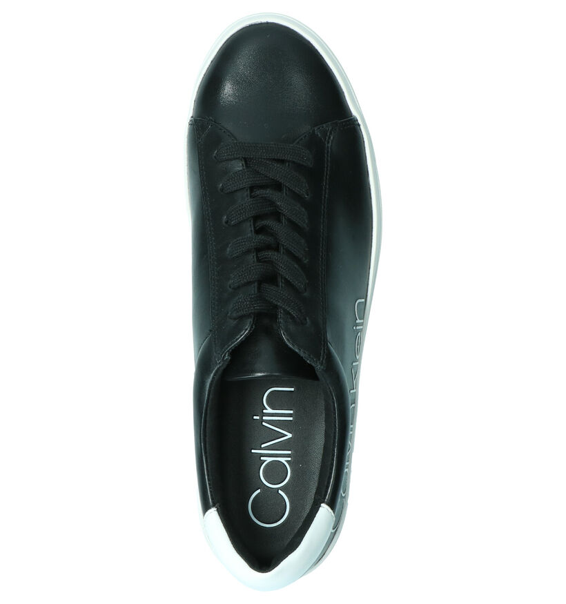 Calvin Klein Janika Baskets en Noir en cuir (255818)