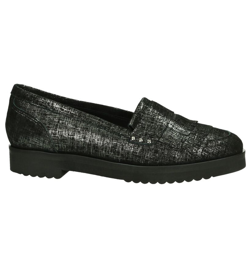 Hampton Bays Grijs Metallic Instapper met Kiltie in nubuck (182948)