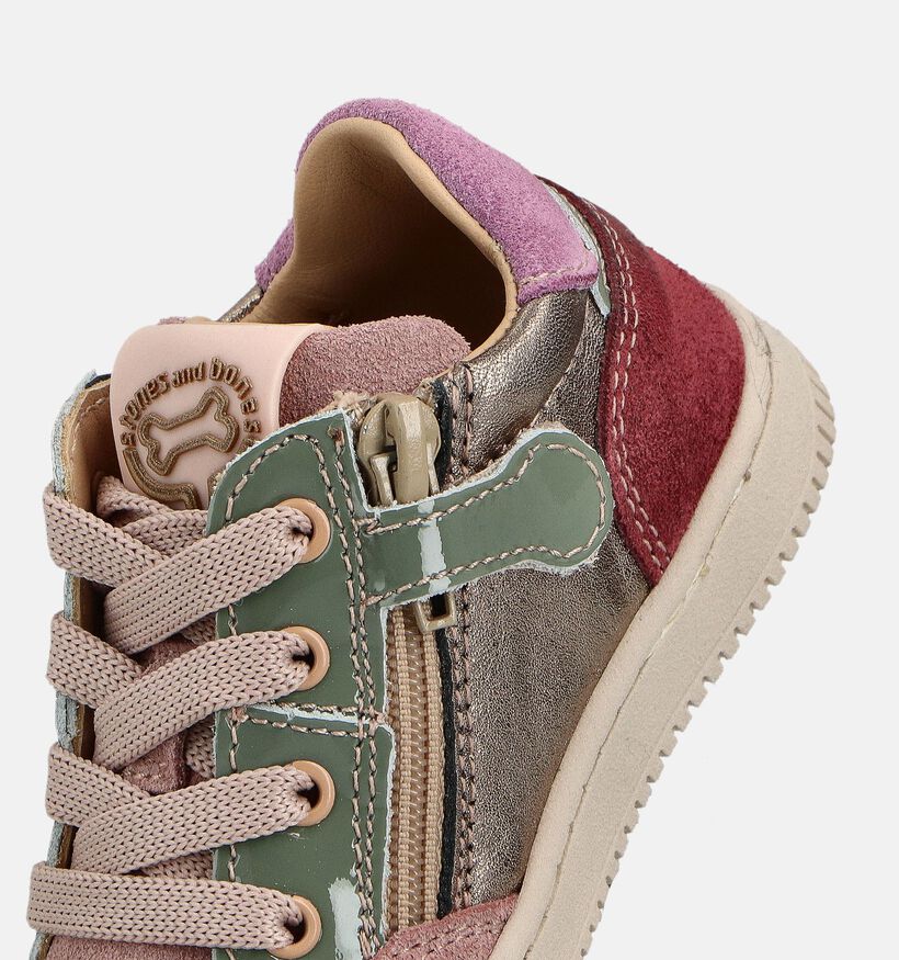 Stones and Bones Roze Sneakers voor meisjes (362009) - geschikt voor steunzolen