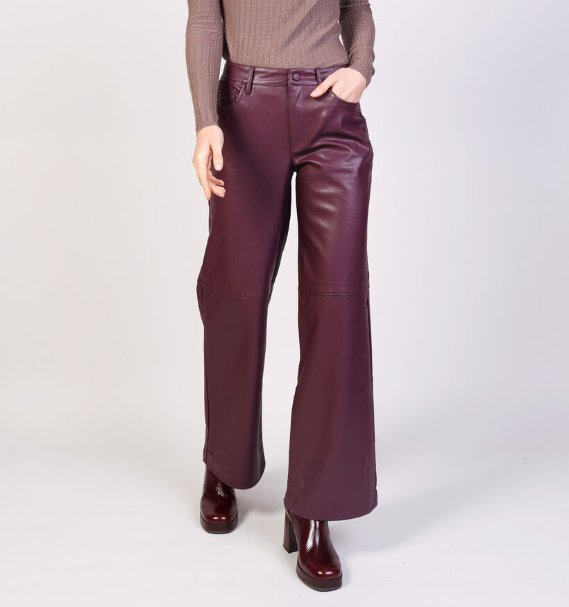 Vila Vianne Bordeaux Broek Vila Vianne Bordeaux Broek voor dames (364078)