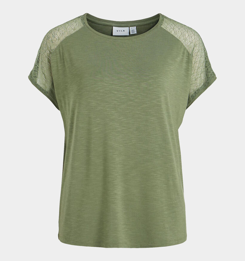 Vila Papsi T-shirt en Khaki (319150)