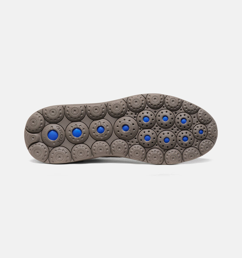 Geox Spherica Plus Grijze Slip-ons voor heren (376347) - geschikt voor steunzolen