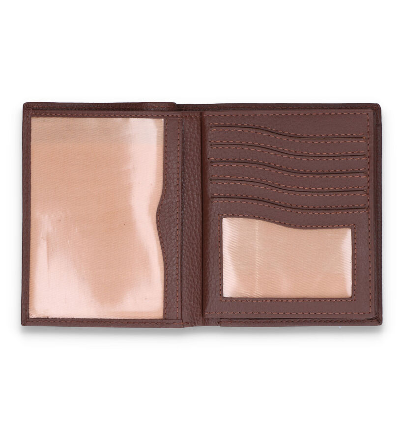 Crinkles Portefeuille en Cognac pour hommes (330601)