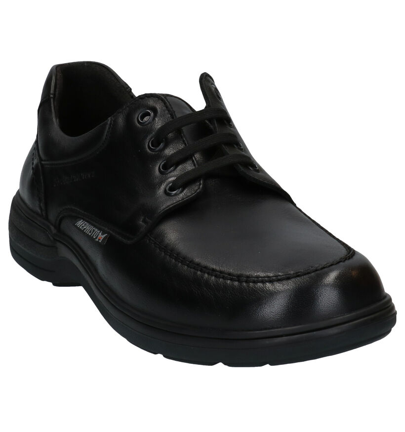 Mephisto Douk Riko Chaussures à lacets en Noir pour hommes (298246) - pour semelles orthopédiques