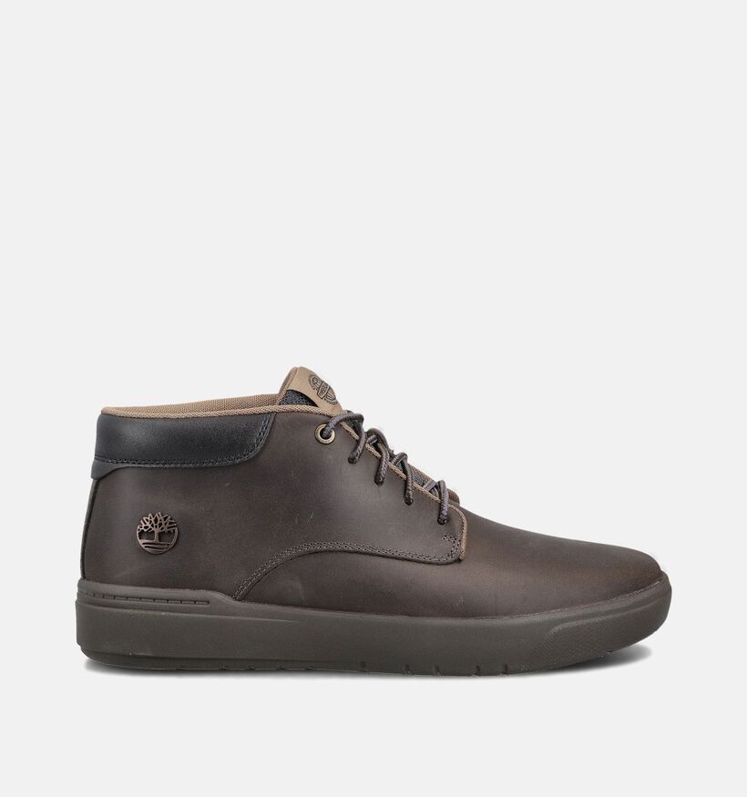 Timberland Seneca Bay Mid Grijze Veterschoenen voor heren (360334) - geschikt voor steunzolen