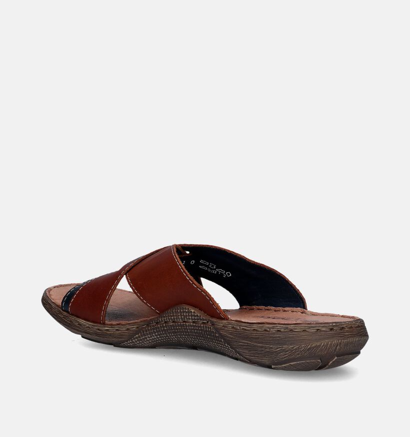 Rieker Bruine Slippers voor heren (354817)