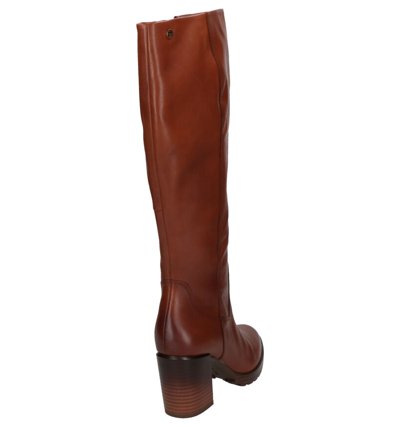 Tamaris Bottes en Cognac en cuir (257267)