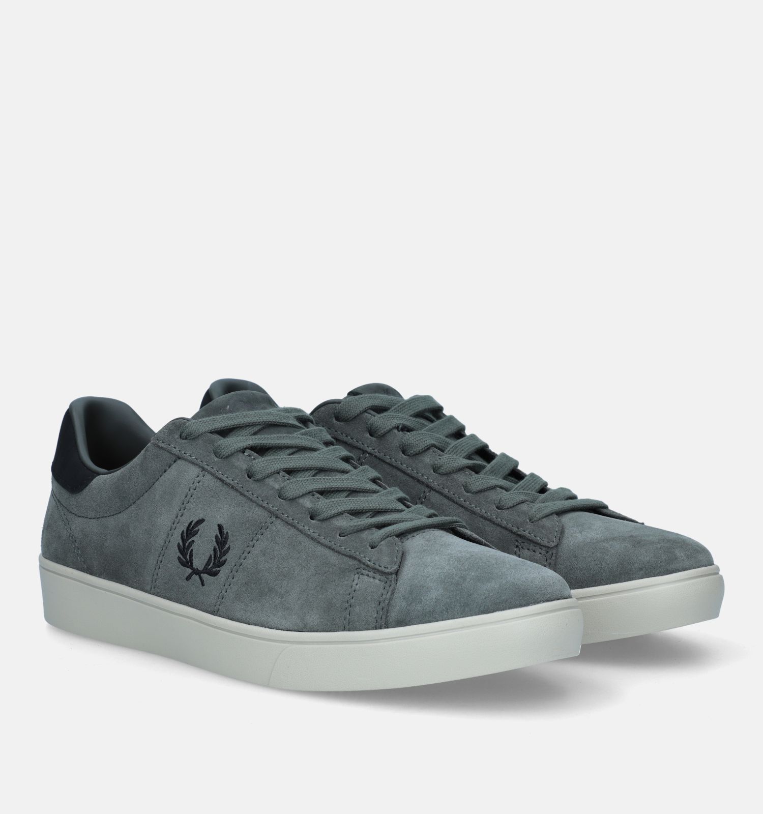 Fred Perry Spencer Groene Veterschoenen Heren Lage schoenen Online op TORFS.BE