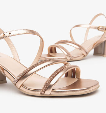 NeroGiardini Sandales Or rose/Argent