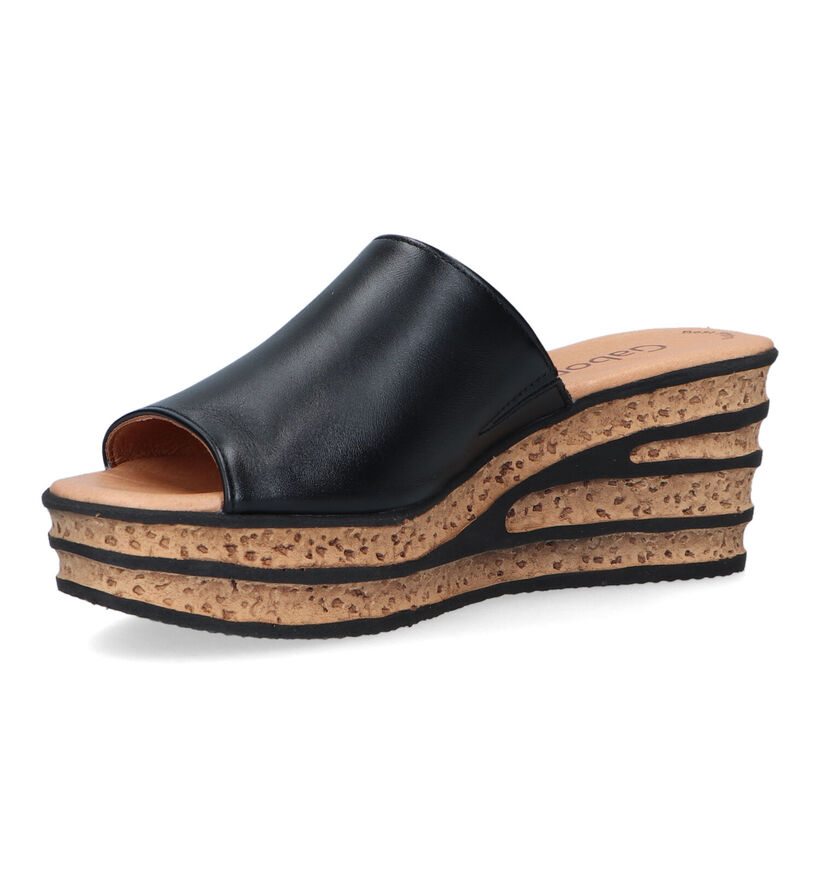 Gabor Best Fitting Nu-pieds en Noir pour femmes (323144)