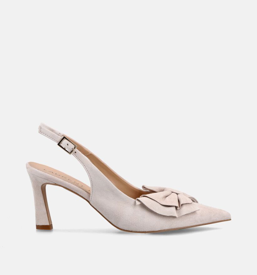 Laurent David Camoscio Kiss Lichtbeige Slingback Pumps voor dames (373558)