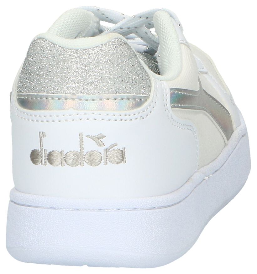 Diadora Playground Witte Sneakers in kunstleer (267943)