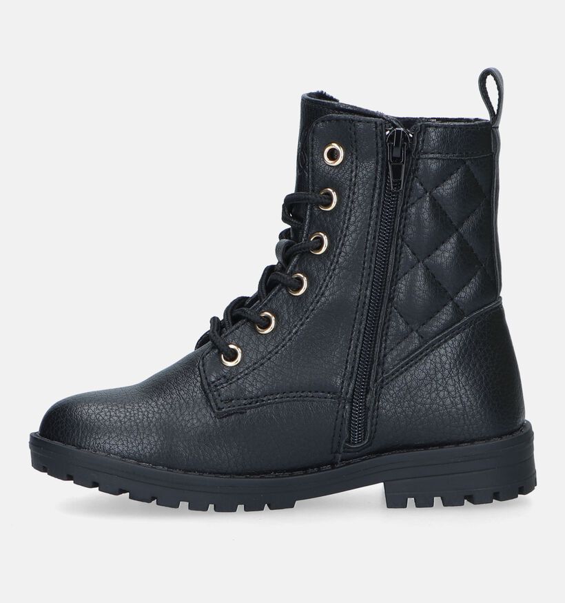 Milo & Mila Bottines robustes en Noir pour filles (329499)