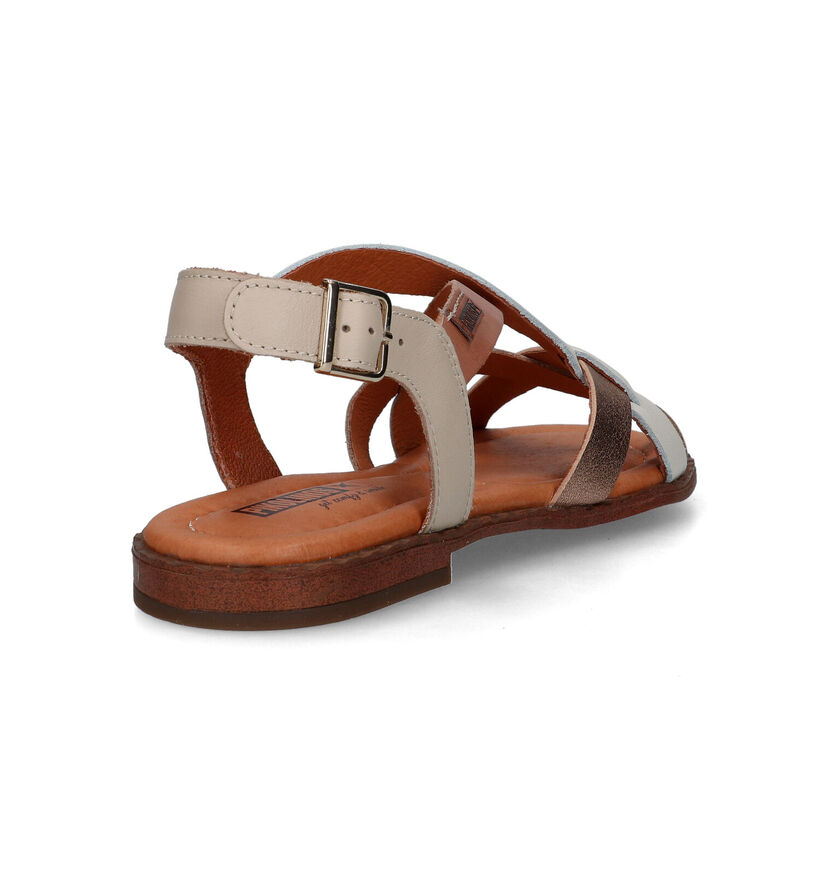 Pikolinos Algar Beige Platte sandalen voor dames (339572)