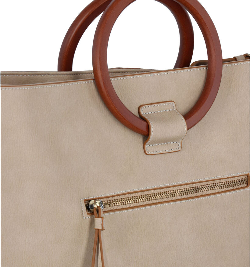 Woomen Acacia Beige Handtas in kunstleer (307425)