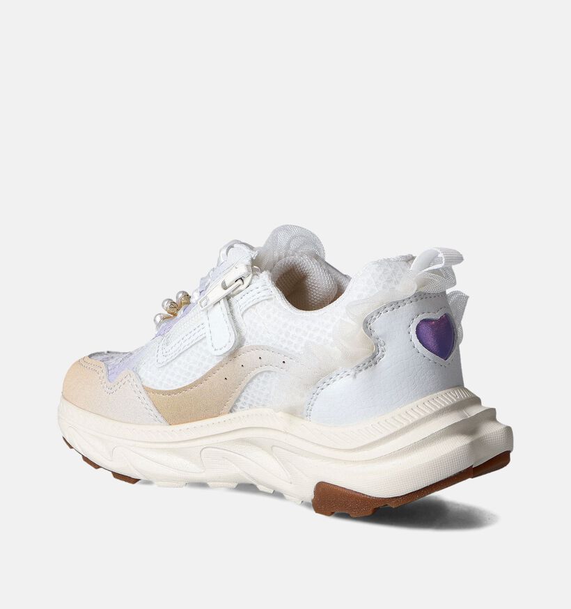 Milo & Mila Beige Sneakers voor meisjes (354191)