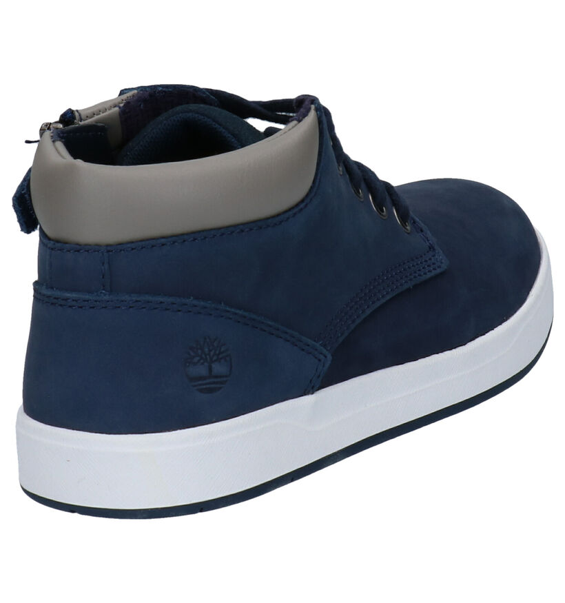 Timberland Davis Square Bottines en Bleu en nubuck (277881)