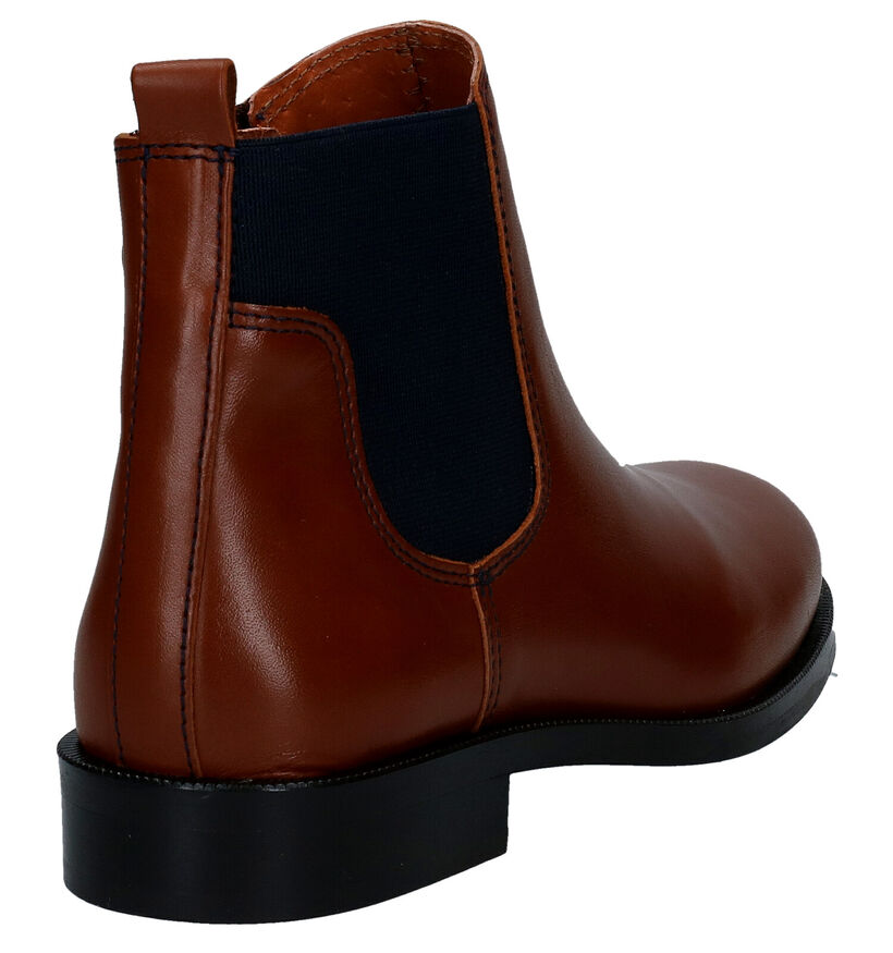 Hampton Bays Cognac Chelsea Boots in leer (281802)