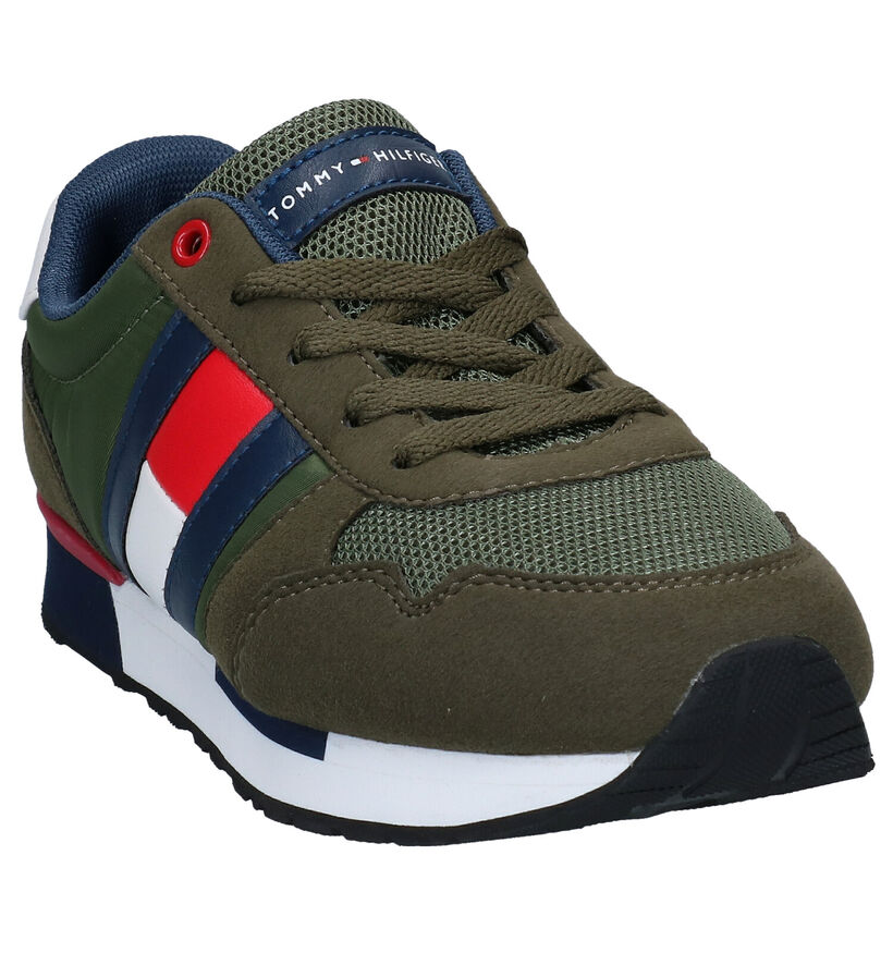 Donkerblauwe Sneakers Tommy Hilfiger in stof (266585)