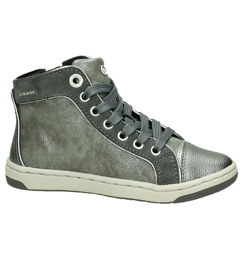 Geox Chaussures hautes en Gris foncé en simili cuir (180636)