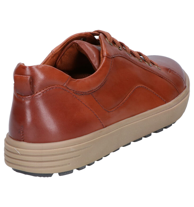 Jana Chaussures à lacets en Cognac en cuir (257530)