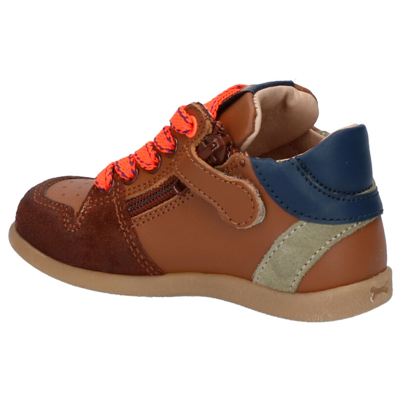 STONES and BONES Moty Chaussures en Cognac en cuir (271321)