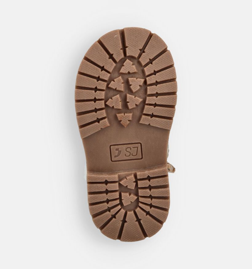 SJ Gouden Veterboots voor meisjes (362939) - geschikt voor steunzolen