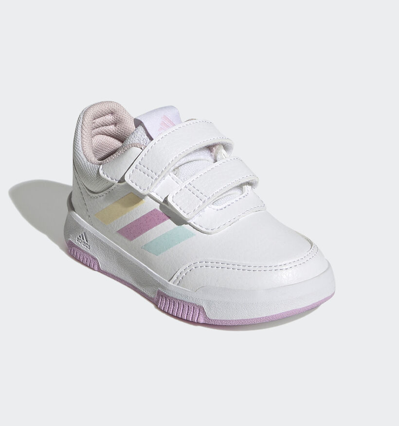 adidas Tensaur Sport 2.0 Witte Sneakers voor meisjes (350228) - geschikt voor steunzolen