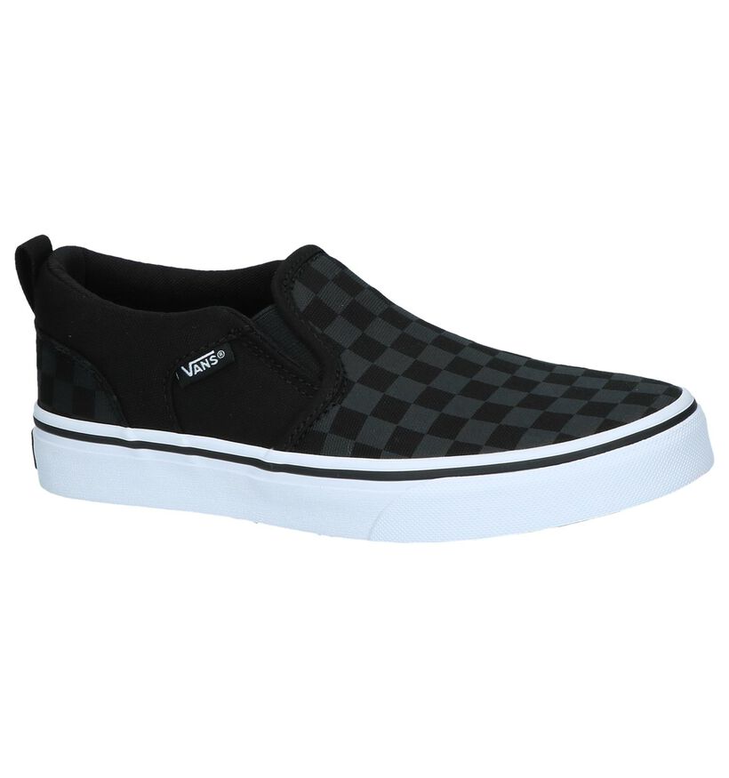 Vans Asher Baskets slip-on en Noir en textile (303045)