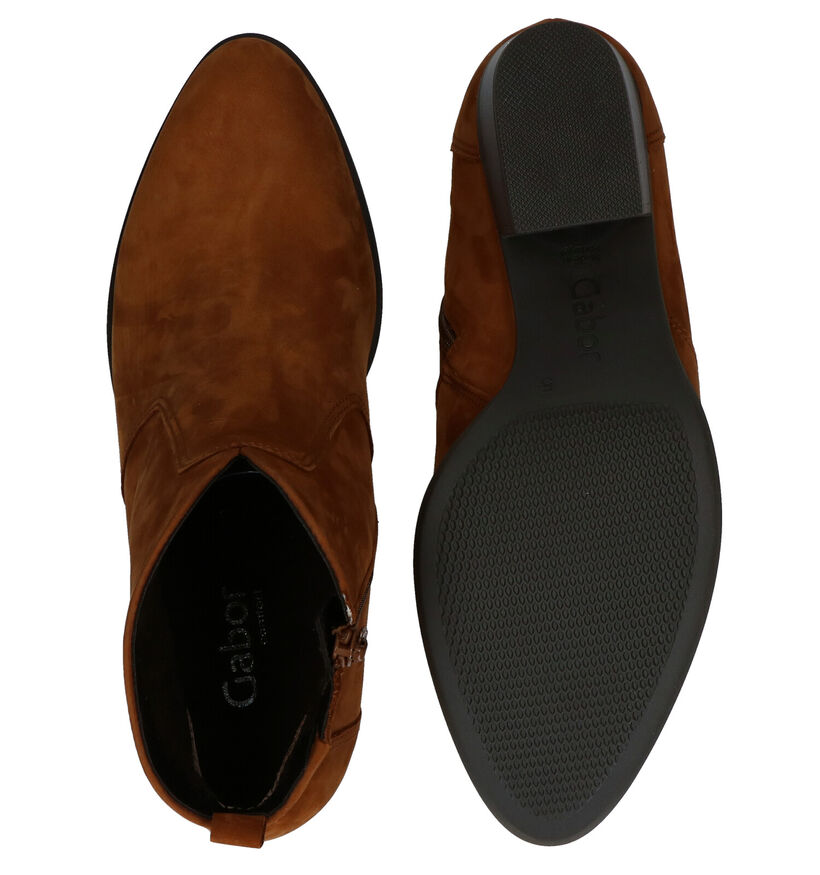 Gabor Santiags en Cognac en nubuck (282343)
