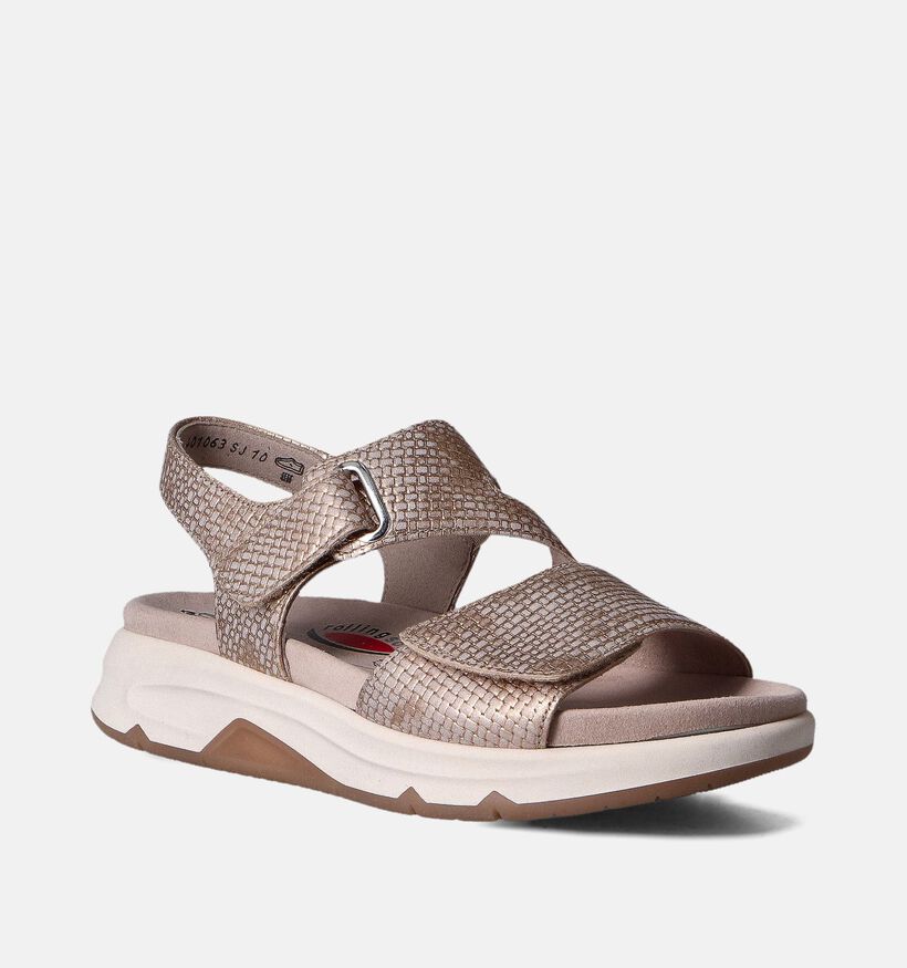 Gabor Rollingsoft Gouden Sandalen voor steunzolen voor dames (355044) - geschikt voor steunzolen