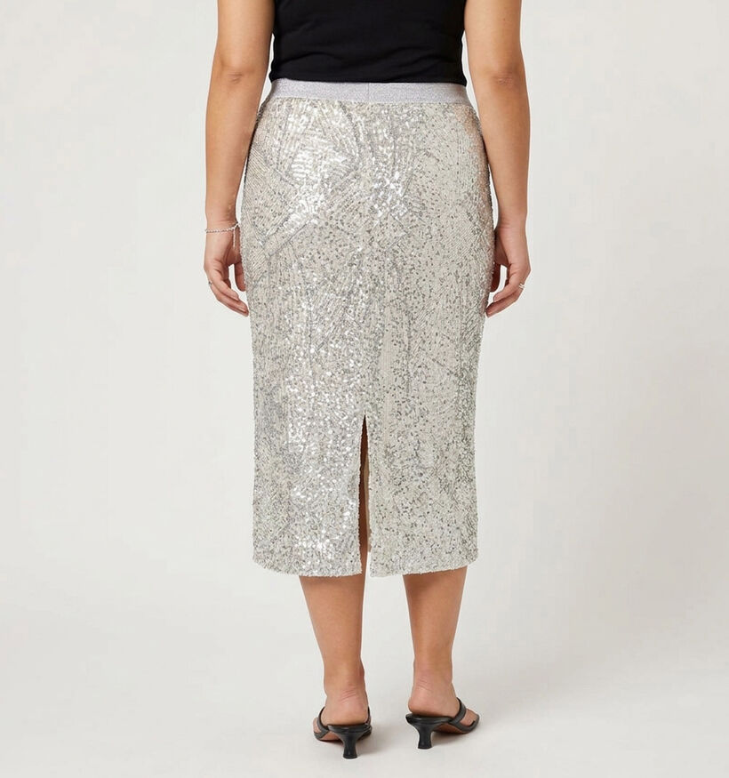 ONLY Carmakoma Maddison Gouden Midi-Rok voor dames (374873)