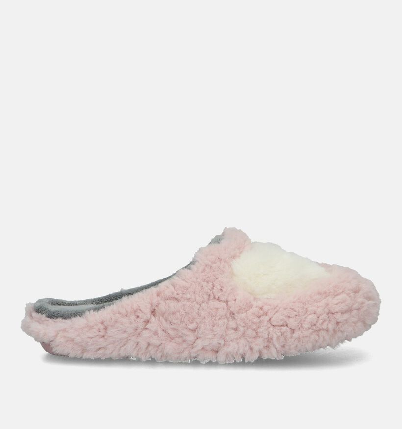 Milo & Mila Pantoufles ouvertes en Rose pour filles (332301)