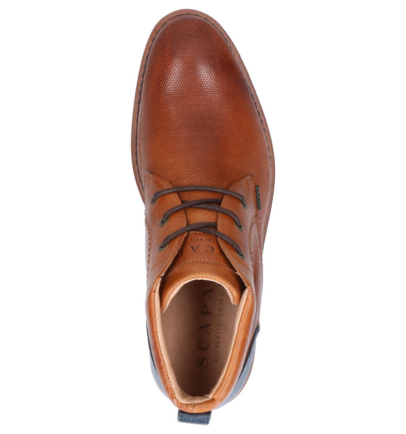 Scapa Chaussures hautes en Cognac en cuir (259105)