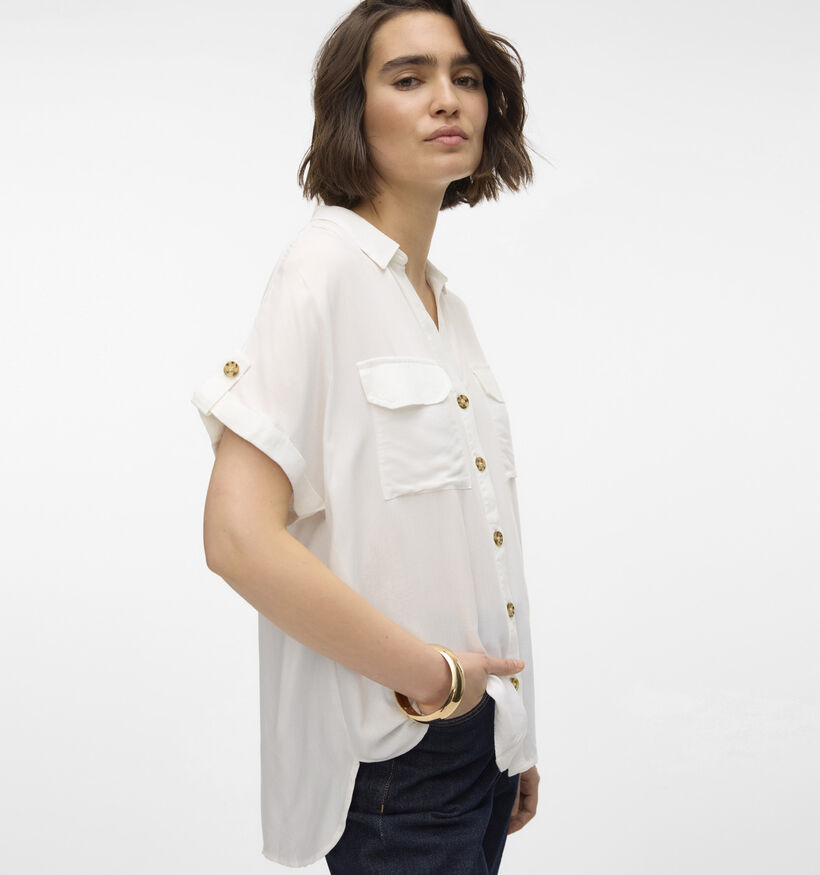 Vero Moda Bumpy Witte Blouse voor dames (369429)