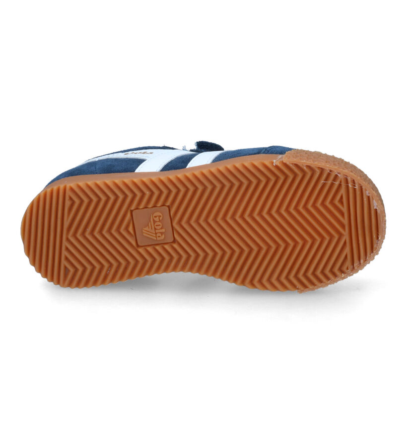 Gola Harrier Baskets en Bleu pour garçons (320312)