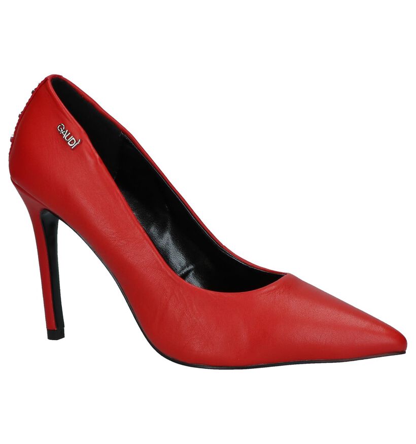 Rode Pumps met Studs Gaudi Divina in kunstleer (236200)