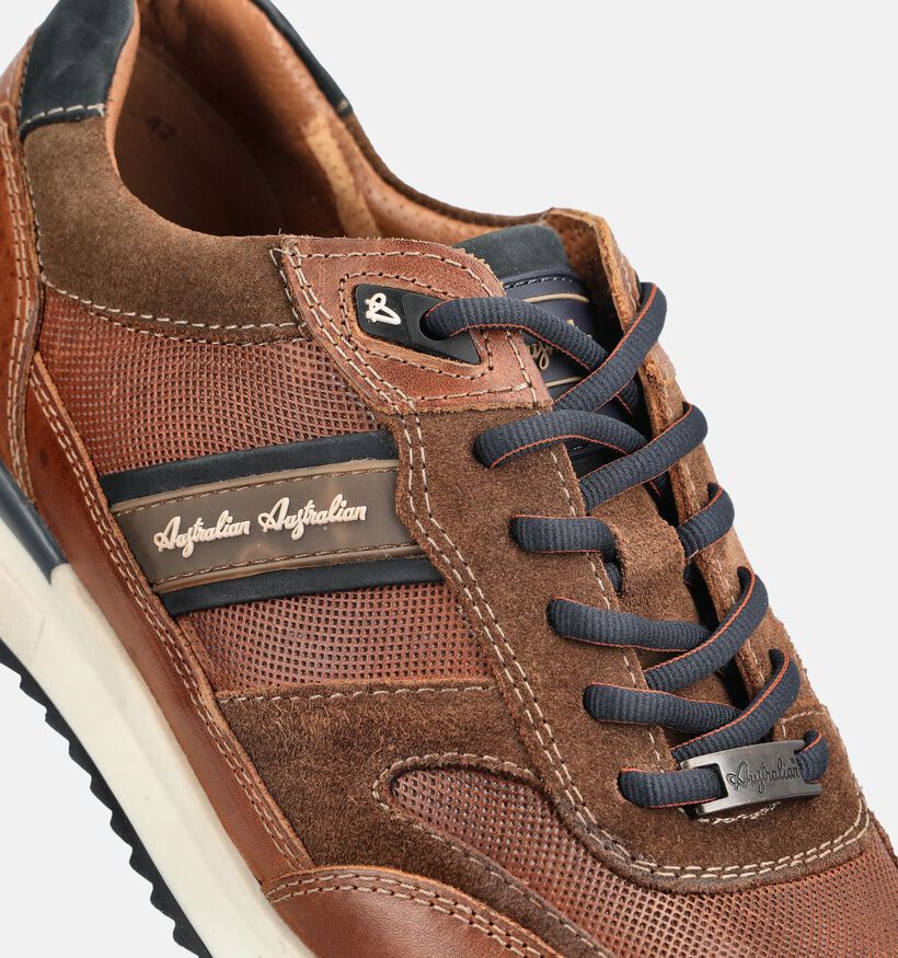 Australian Filmon Chaussures plates en Cognac pour hommes (377106) - pour semelles orthop&eacute;diques