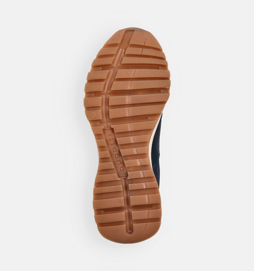 Bugatti Timon Donkerblauwe Veterschoenen voor heren (370718) - geschikt voor steunzolen