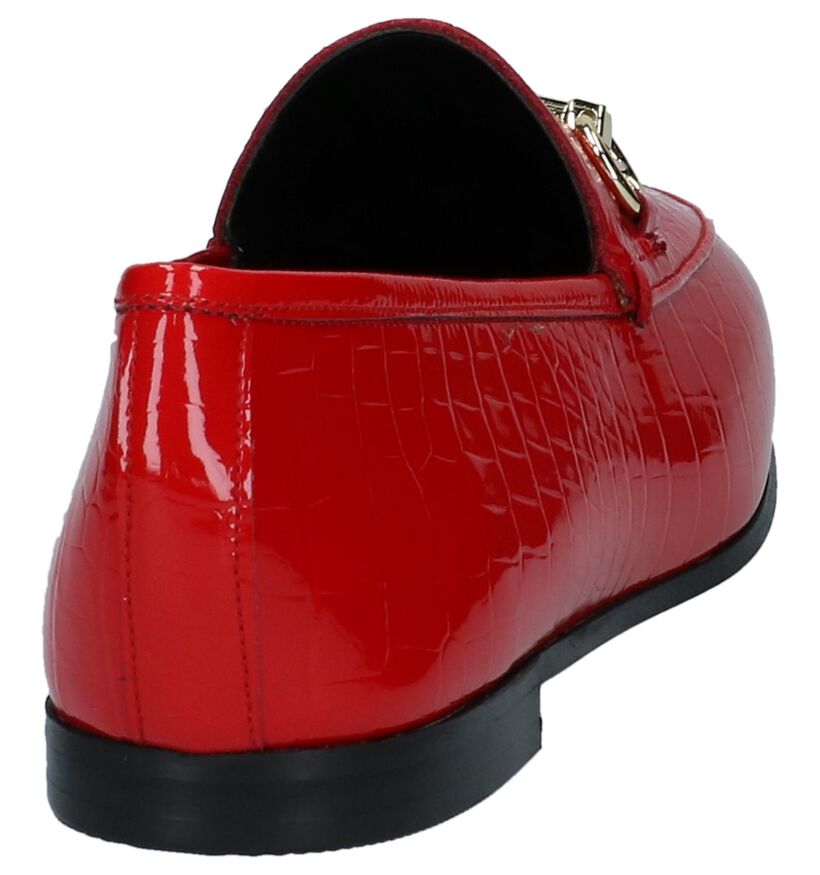 Rode Laké Loafers Dune Guilt in lakleer (223096)